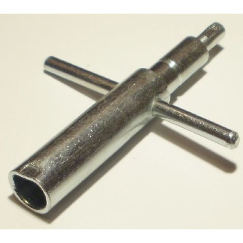 Klička na zámky rozvaděčů čtyřhran 6x6mm a půlměsíc