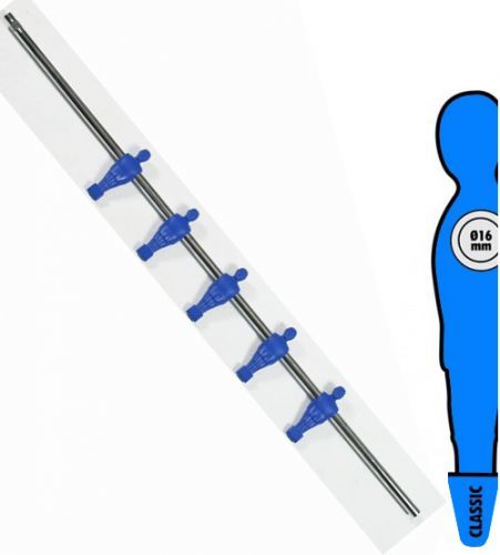 RETA Tyč na stolní fotbal 16 mm s 5 modří hráči