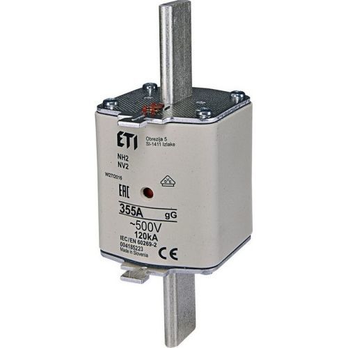 Nožová pojistka PNA2 350A ETI NV2 GL-GG kombi 500V
