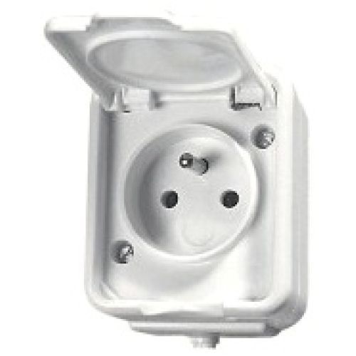 Schneider Cedar zásuvka IP44 bílá NT-130H /E070110/