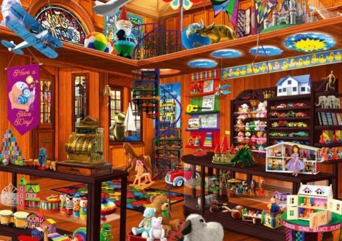 Blue Bird Puzzle 1000 dílků Toy Shoppe Hidden
