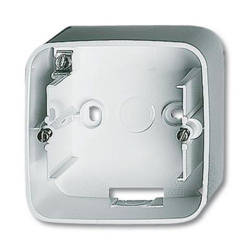 ABB Reflex SI Krabice přístrojová jednonásobná, nástěnná, alpská bílá 1799-0-0295 (1701-214) 2CKA001799A0295