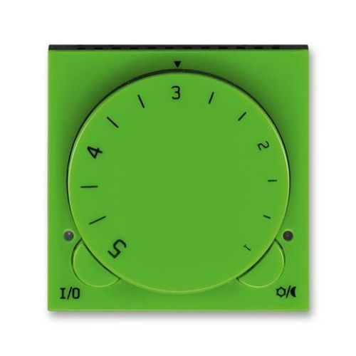 ABB Levit termostat pokojový otočný zelená/kouřová černá 3292H-A10101 67