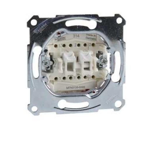 Merten vypínač dvojitý č.6+6 MTN3126-0000