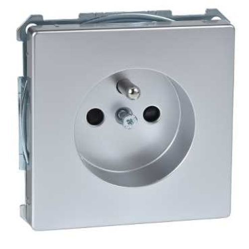 Merten zásuvka 250V/16A S-Design alu MTN2600-4060