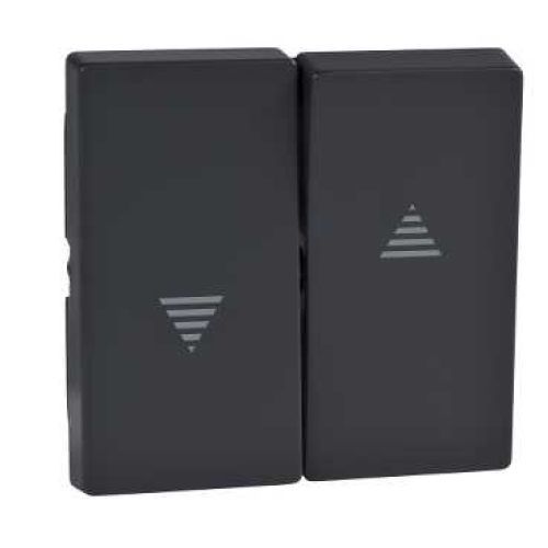 Merten kryt ovládače žaluzií System M antracit MTN435514