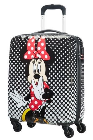 AT Kufr dětský Legends Disney Spinner 55/20 Cabin Minnie Mouse Polka Dot, 40 x 20 x 55 (92699/4755)