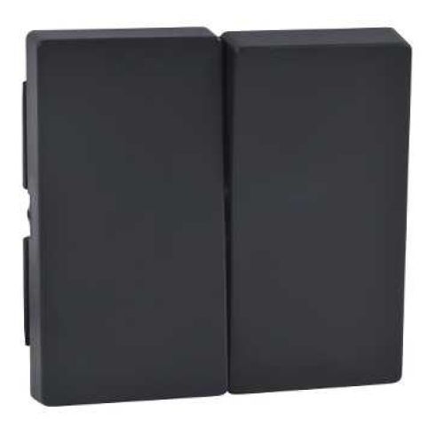 Merten kryt vypínače dělený System M antracit MTN433514