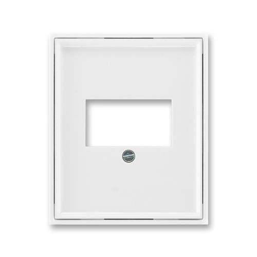 ABB Element,Time kryt zásuvky HDMI, USB, VGA, USB nebo reprozásuvku, bílá/bílá 5014E-A00040 03