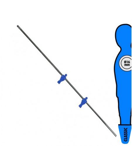 RETA Tyč na stolní fotbal 16 mm s 2 modří hráči