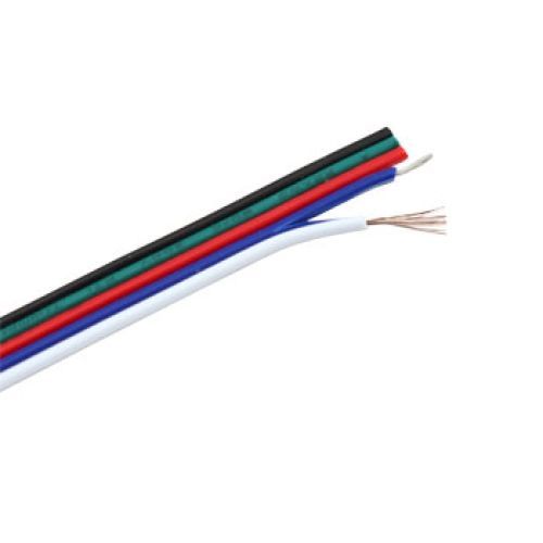 Plochý RGBW kabel k LED páskům 5x0,3mm2 4731755-01