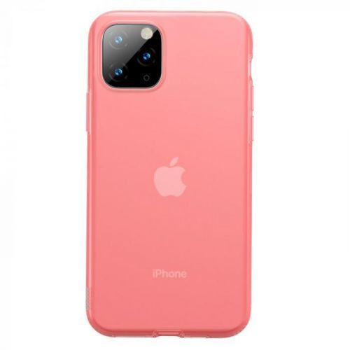 BASEUS Jelly Liquid Series silikonový ochranný kryt pro Apple iPhone 11 Pro, červený, WIAPIPH58S-GD09