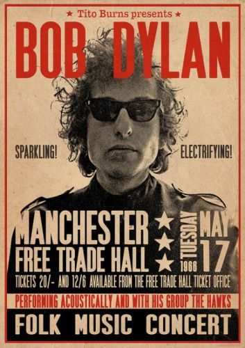 ARTIFICIAL POSTERS Plakát, Obraz - Bob Dylan - Poster, (59,4 x 84,1 cm)
