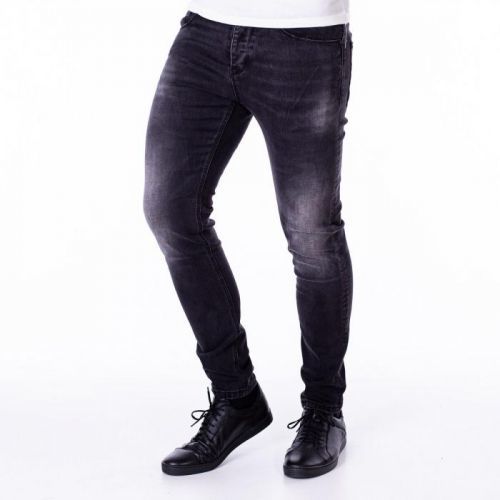 Pánske riflové nohavice Louis čierna XL