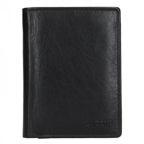 Pánská kožená peněženka Lagen Pavlov - černá
