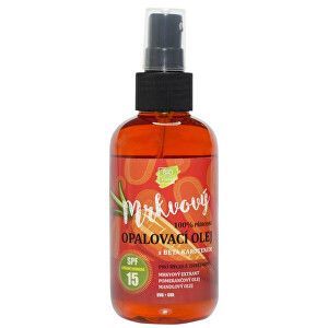 Vivaco 100% přírodní mrkvový opalovací olej SPF15 150 ml