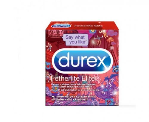 Durex Kondomy Fetherlite Elite  3 ks
