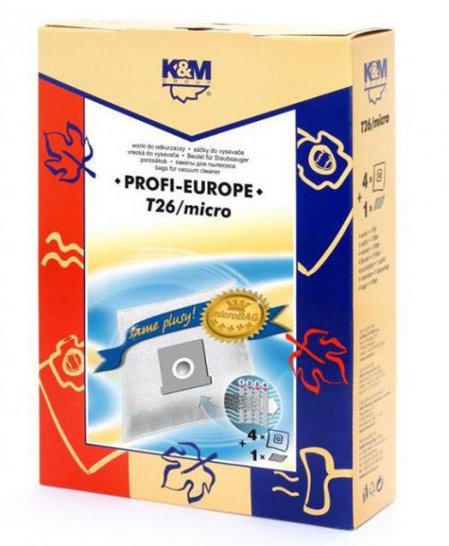 KM KM Sáčky pro PROFI EUROPE Profi 10, 10.0, 10.5, 10.6 mikrovlákno 4ks