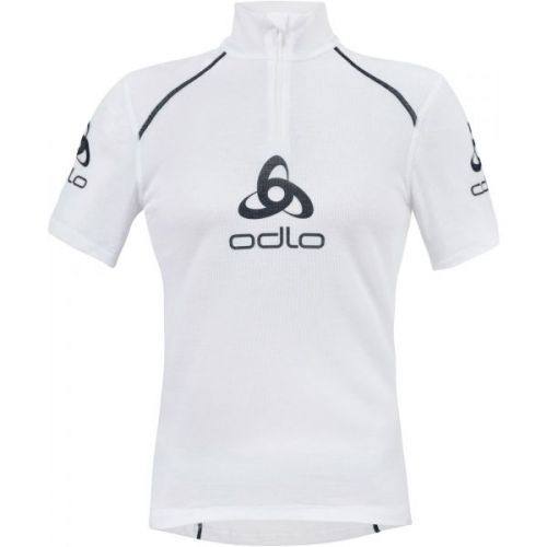 Odlo STAND-UP COLLAR S/S 1/2 ZIP ORIGINALS LIGHT LOGOLINE - Pánské funkční triko