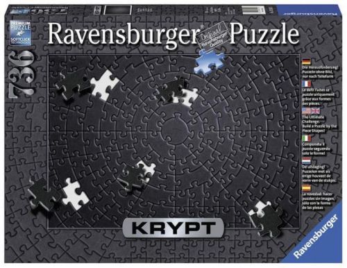 Ravensburger Puzzle 736 dílků Krypt Black