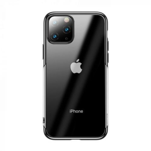 BASEUS Shining Series gelový ochranný kryt pro Apple iPhone 11 Pro Max, černý, ARAPIPH65S-MD01