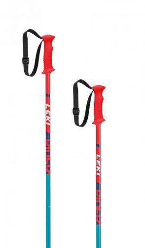 Leki Rider - petrol/white/blue/neonred 105