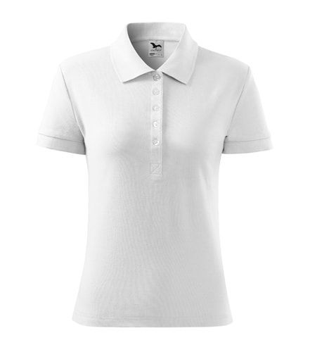 Dámská polokošile Cotton Heavy - Bílá | M