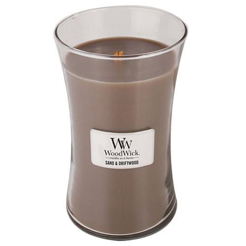 Woodwick Svíčka oválná váza WoodWick, Písek a naplavené dřevo, 609.5 g