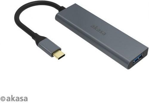 AKASA - externí USB hub - USB typ-C na 4 x USB 3.0 (AK-CBCA25-18BK)