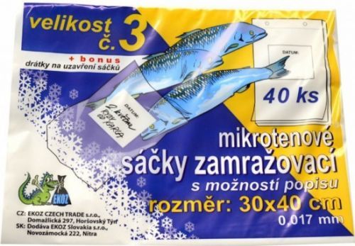 Zamrazovací sáčky č. 3 - 30 x 40 cm - SMZ-0005