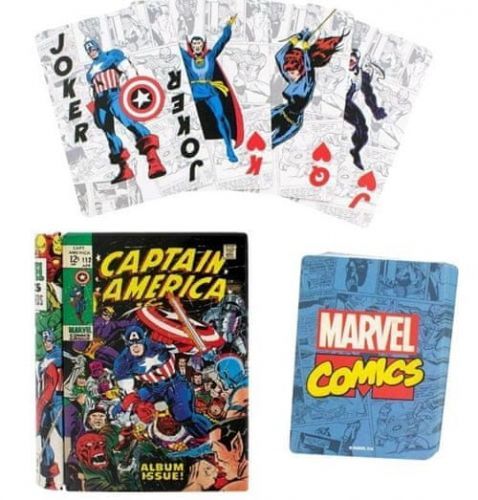 Captain America Hrací karty Captain America - Comic Book