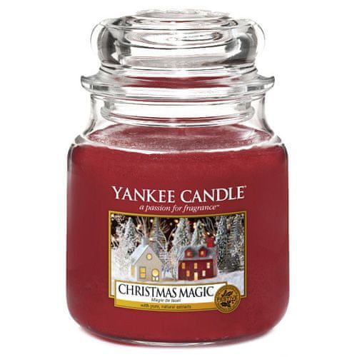 Yankee Candle Svíčka ve skleněné dóze , Vánoční kouzlo, 410 g