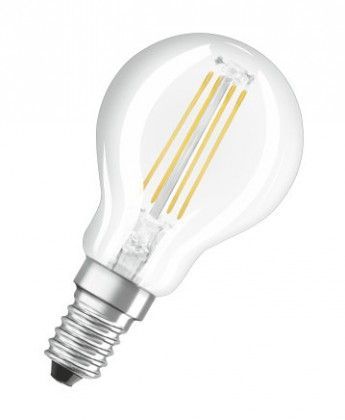 LED žárovka OSRAM BASE, E14, 4W, retro,čirá, neutrální bílá