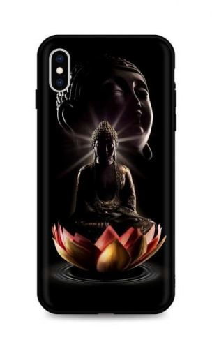 Kryt TopQ iPhone XS silikon Meditation 49179