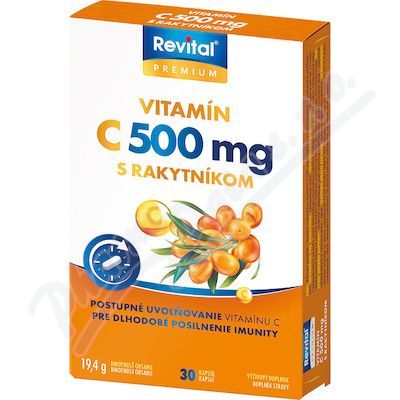 Revital Vitamin C 500mg s rakytníkem cps.30