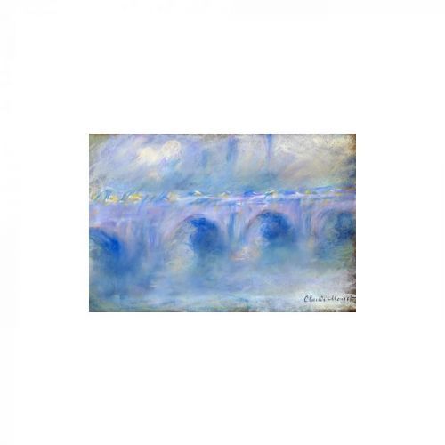 Reprodukce obrazu Claude Monet - Le Pont de Waterloo, 90 x 60 cm