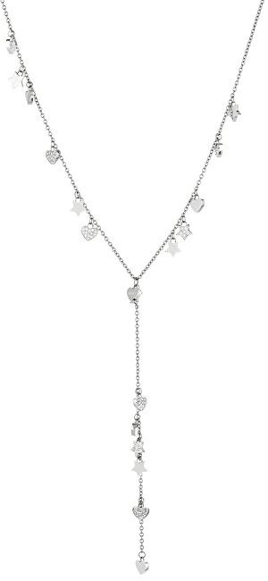 Liu Jo Ocelový náhrdelník se srdíčky a hvězdičkami LJ1408