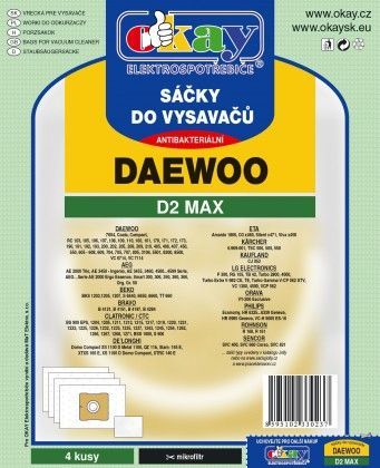 Sáčky do vysavače Daewoo D2 MAX, 8ks