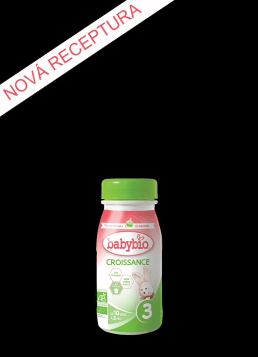 BABYBIO CROISSANCE 3 tekuté kojenecké bio mléko 0,25 l
