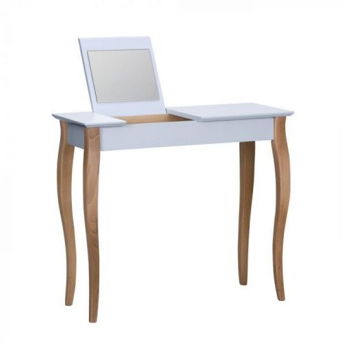 Světle šedý toaletní stolek se zrcadlem Ragaba Dressing Table, délka 85 cm