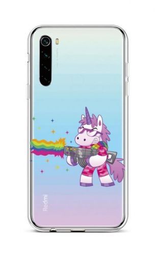 Kryt TopQ Xiaomi Redmi Note 8 silikon Rainbow Gun 44585