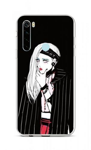 Kryt TopQ Xiaomi Redmi Note 8 silikon Dark Girl 44561