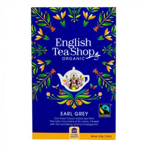 Čaj Earl Grey Fair Trade 20 sáčků BIO   ENGLISH TEA SHOP