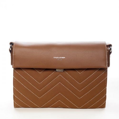 Dámská elegantní crossbody Freya koňaková