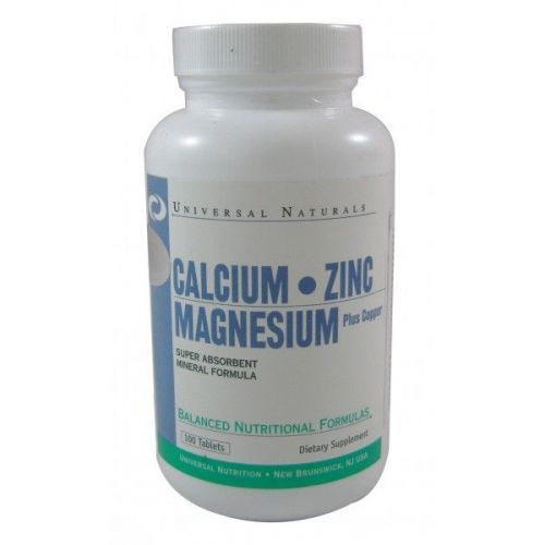 Calcium, Zinc, Magnesium 100 tab - Universal