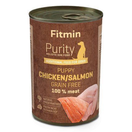 Fitmin Dog Purity tin puppy salmon with chicken 400 g