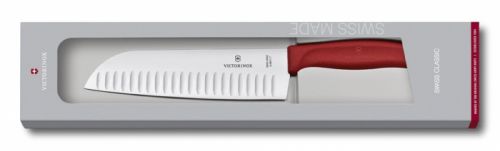 Victorinox 6.8521.17G Swiss Classic Santoku nůž, red