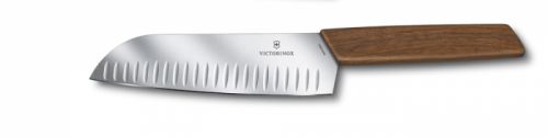Victorinox 6.9050.17KG Swiss Modern knife SANTOKU 17 cm walnut wood, gift box