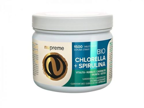 Nupreme Chlorella + Spirulina 1500 tablet BIO