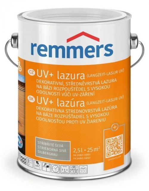 Lazura na dřevo Remmers UV+ bezbarvý 5 l